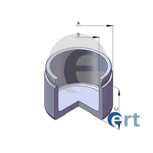 Piest brzdového strmeňa ERT 151370-C