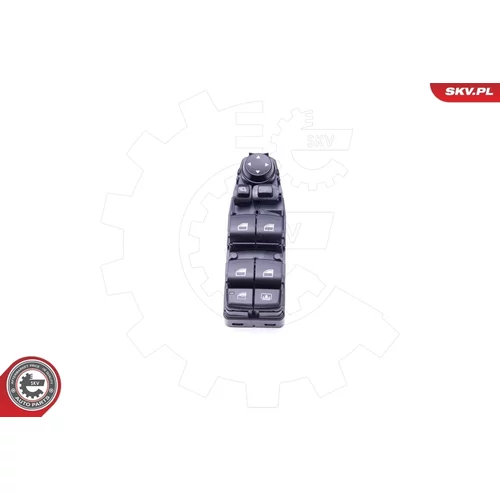 Spínač elektrického otvárania okien 37SKV044 (ESEN SKV) - obr. 1