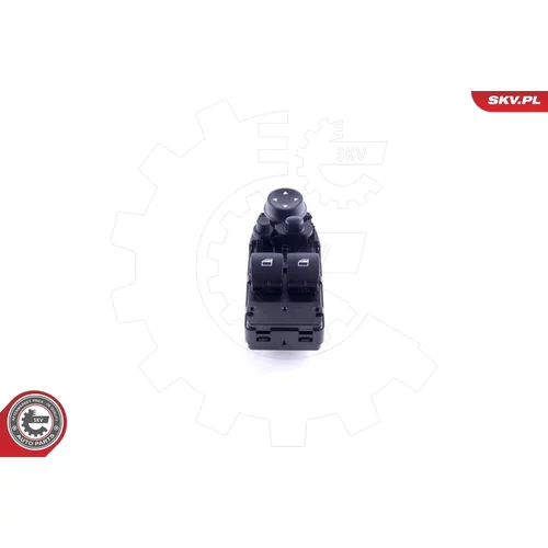 Spínač elektrického otvárania okien 37SKV162 (ESEN SKV) - obr. 1