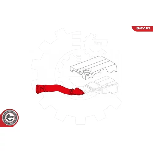 Nasávacia hadica, Vzduchový filter 43SKV902 (ESEN SKV) - obr. 3