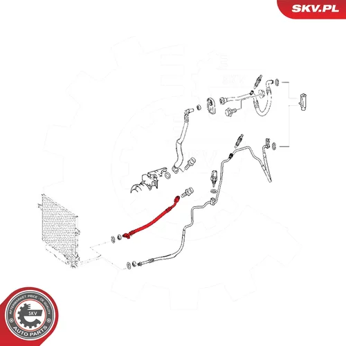 Vysoko/nízkotlakové vedenie klimatizácie 54SKV652 (ESEN SKV) - obr. 3