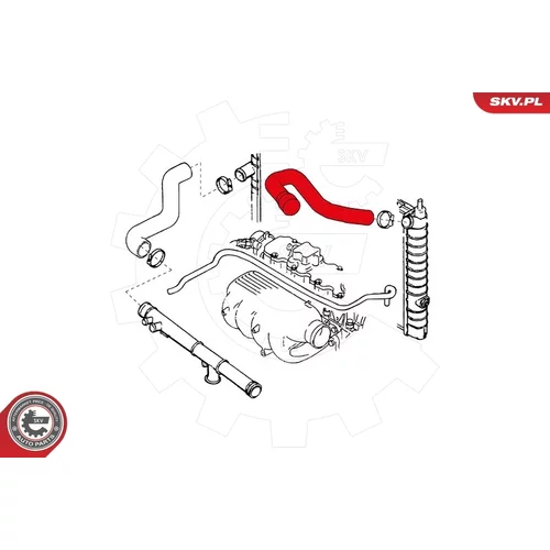 Hadica chladenia ESEN SKV 24SKV328