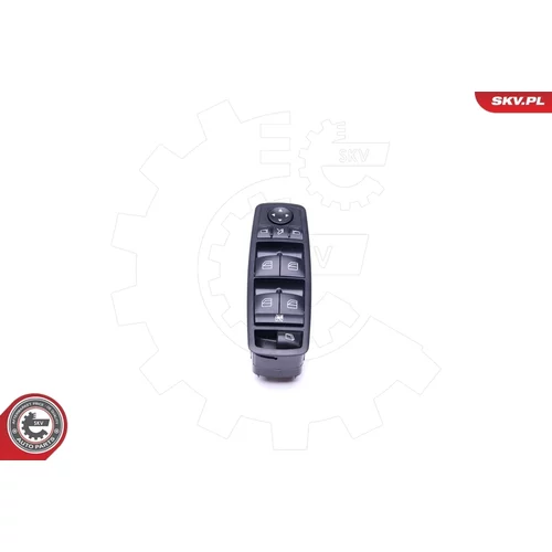 Spínač elektrického otvárania okien 37SKV076 (ESEN SKV) - obr. 1