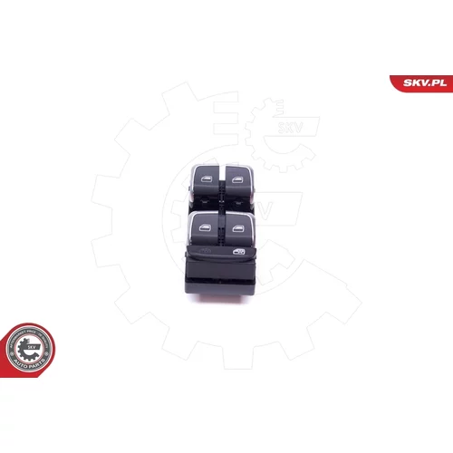 Spínač elektrického otvárania okien 37SKV145 (ESEN SKV) - obr. 1