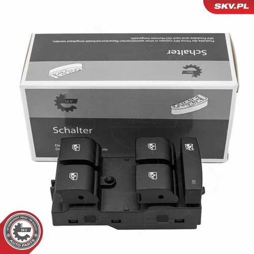 Spínač elektrického otvárania okien ESEN SKV 37SKV503
