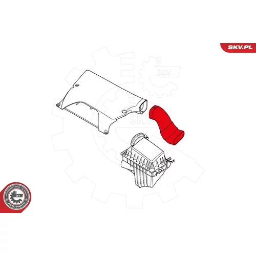 Nasávacia hadica, Vzduchový filter 43SKV925 (ESEN SKV) - obr. 3