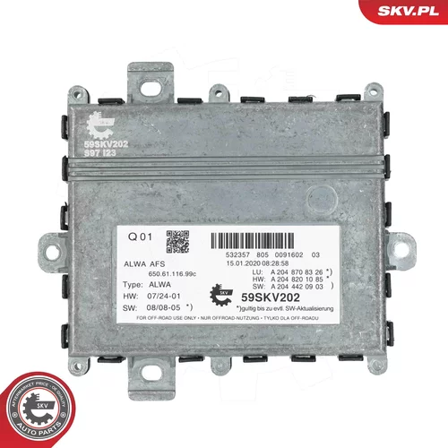 Riadiaca jednotka osvetlenia 59SKV202 (ESEN SKV) - obr. 2