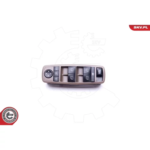 Spínač elektrického otvárania okien 37SKV077 (ESEN SKV) - obr. 1