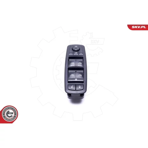 Spínač elektrického otvárania okien 37SKV202 (ESEN SKV) - obr. 1