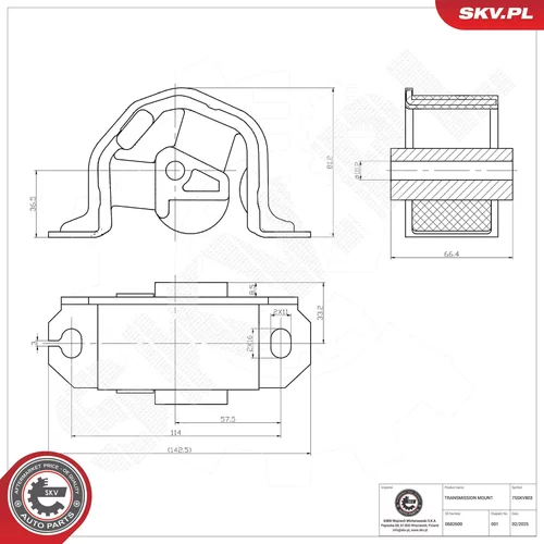 Uloženie automatickej prevodovky 75SKV803 (ESEN SKV) - obr. 4