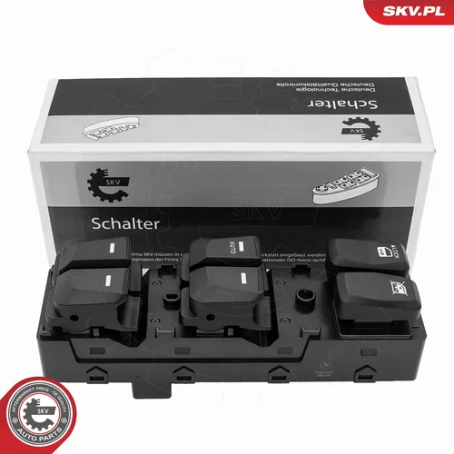 Spínač elektrického otvárania okien ESEN SKV 37SKV207