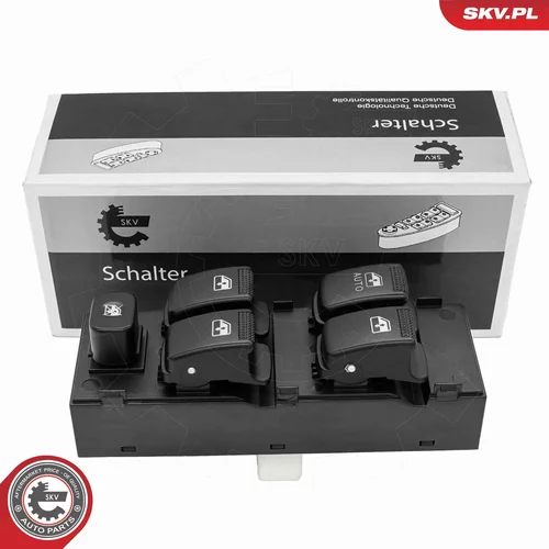 Spínač elektrického otvárania okien ESEN SKV 37SKV208