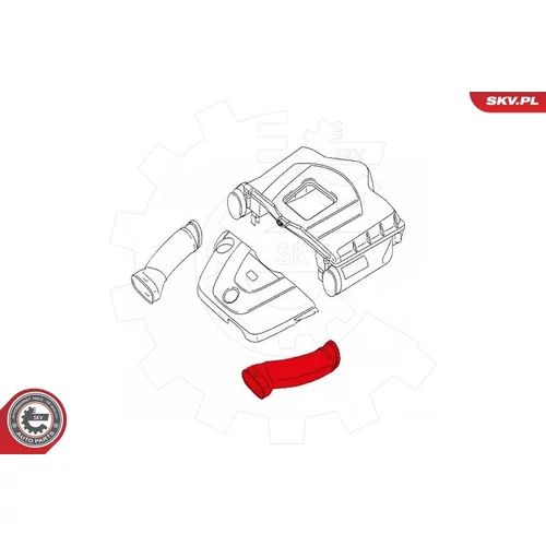 Nasávacia hadica, Vzduchový filter 43SKV915 (ESEN SKV) - obr. 3