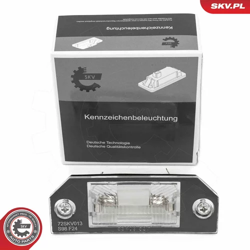 Osvetlenie poznávacej značky ESEN SKV 72SKV013