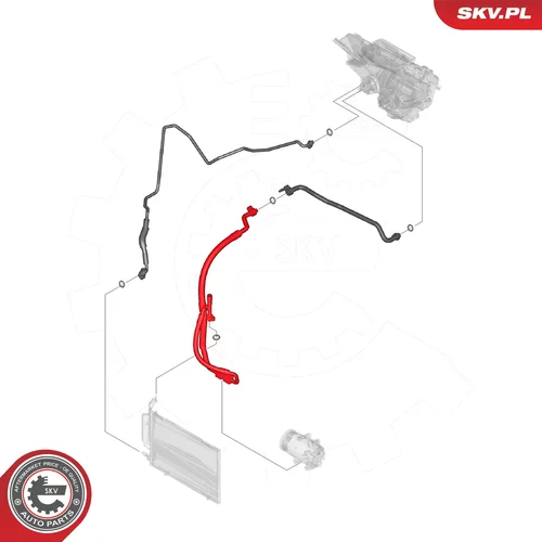 Vysoko/nízkotlakové vedenie klimatizácie 54SKV625 (ESEN SKV) - obr. 6