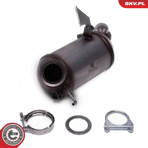 Filter sadzí/pevných častíc výfukového systému 62SKV520 (ESEN SKV) - obr. 1