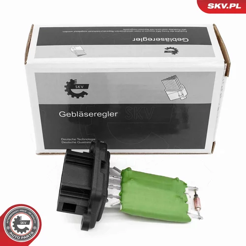 Odpor vnútorného ventilátora ESEN SKV 94SKV128
