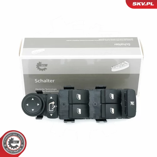 Spínač elektrického otvárania okien ESEN SKV 37SKV492