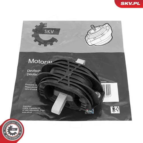 Uloženie motora ESEN SKV 75SKV210