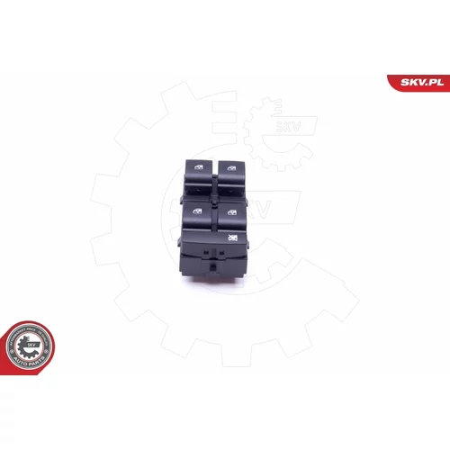 Spínač elektrického otvárania okien 37SKV113 (ESEN SKV) - obr. 1