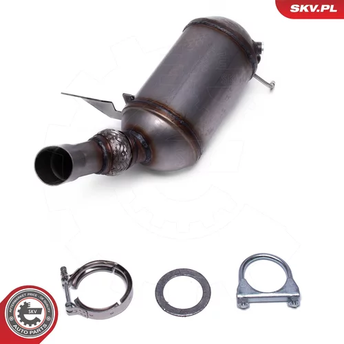 Filter sadzí/pevných častíc výfukového systému 62SKV520 (ESEN SKV) - obr. 2