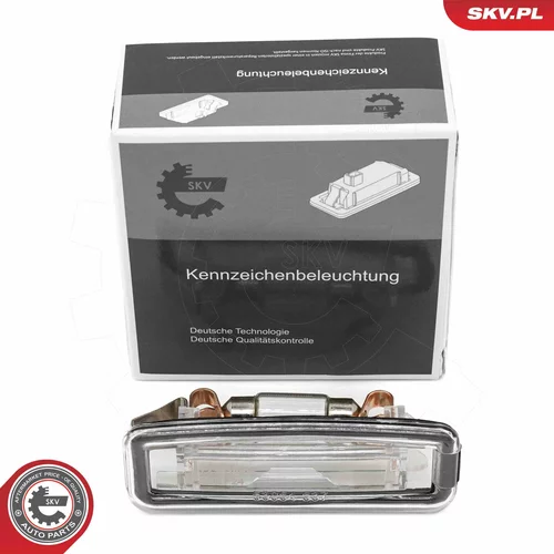 Osvetlenie poznávacej značky ESEN SKV 72SKV005