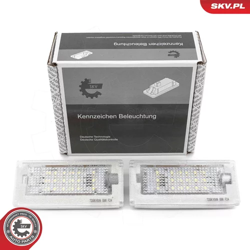 Osvetlenie poznávacej značky ESEN SKV 72SKV506