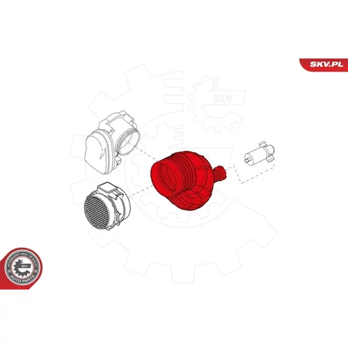Nasávacia hadica, Vzduchový filter 24SKV475 (ESEN SKV) - obr. 2
