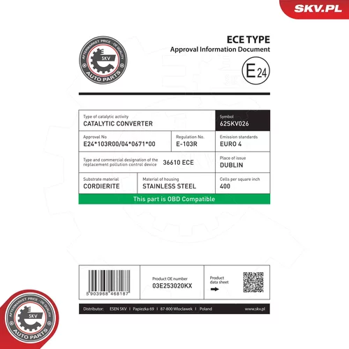 Katalyzátor 62SKV026 (ESEN SKV) - obr. 5