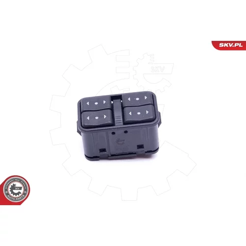 Spínač elektrického otvárania okien 37SKV025 (ESEN SKV) - obr. 1