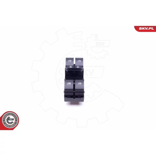 Spínač elektrického otvárania okien 37SKV121 (ESEN SKV) - obr. 1