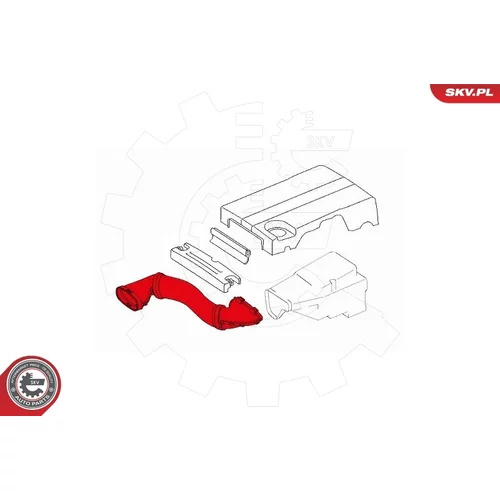 Nasávacia hadica, Vzduchový filter 43SKV911 (ESEN SKV) - obr. 3