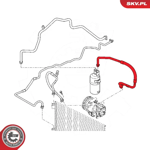 Vysoko/nízkotlakové vedenie klimatizácie 54SKV650 (ESEN SKV) - obr. 4