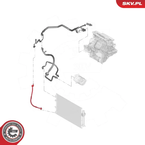 Vysoko/nízkotlakové vedenie klimatizácie 54SKV628 (ESEN SKV) - obr. 4