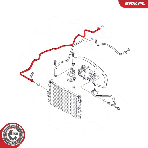 Vysoko/nízkotlakové vedenie klimatizácie 54SKV689 (ESEN SKV) - obr. 5