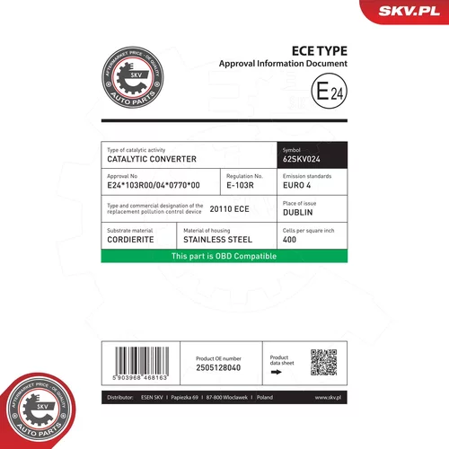 Katalyzátor 62SKV024 (ESEN SKV) - obr. 5