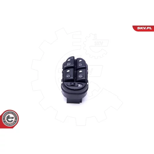 Spínač elektrického otvárania okien 37SKV126 (ESEN SKV) - obr. 1