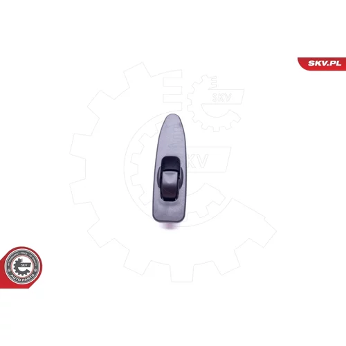 Spínač elektrického otvárania okien 37SKV131 (ESEN SKV) - obr. 1