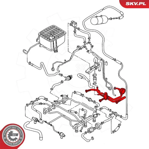 Hadica odvetrania kľukovej skrine 54SKV042 (ESEN SKV) - obr. 3