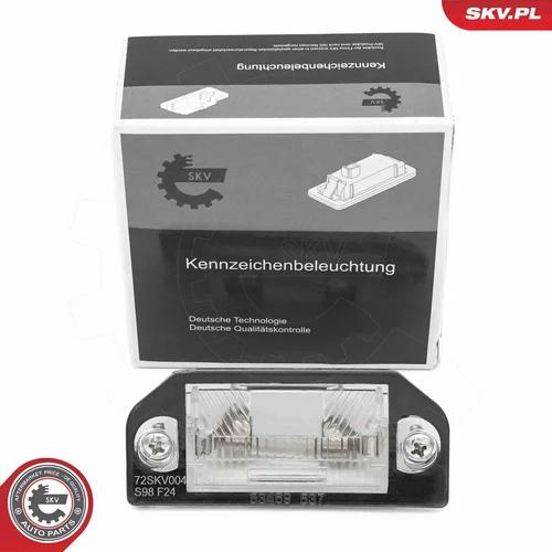 Osvetlenie poznávacej značky ESEN SKV 72SKV004