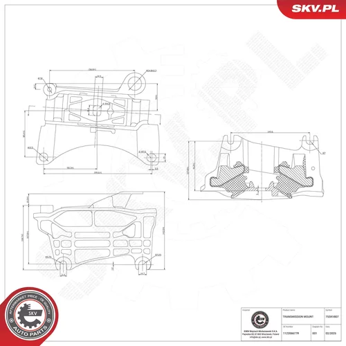 Uloženie automatickej prevodovky 75SKV807 (ESEN SKV) - obr. 5