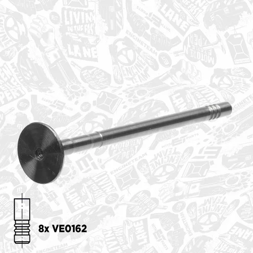 Súprava ventilov, sací/výfukový ventil VS0021 (ET ENGINETEAM) - obr. 2