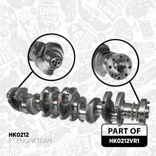 Súprava na opravu, kľukový hriadeľ HK0212VR1 (ET ENGINETEAM) - obr. 1