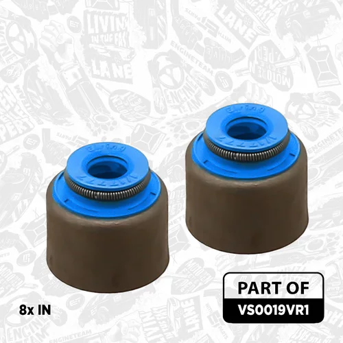 Súprava ventilov, sací/výfukový ventil VS0019VR1 (ET ENGINETEAM) - obr. 6