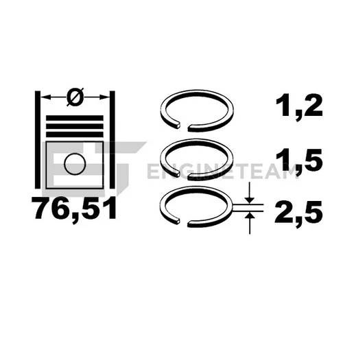 Piest PM008600 (ET ENGINETEAM) - obr. 1