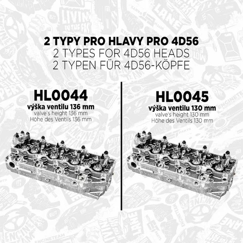 Hlava valcov motora HL0045 (ET ENGINETEAM) - obr. 1