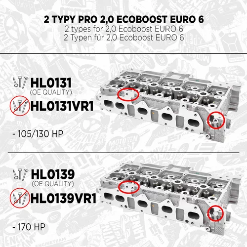 Hlava valcov motora HL0139 (ET ENGINETEAM) - obr. 1