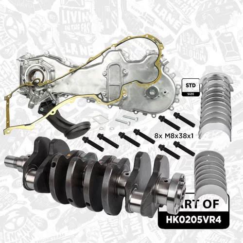 Súprava na opravu, kľukový hriadeľ HK0205VR4 (ET ENGINETEAM) - obr. 1