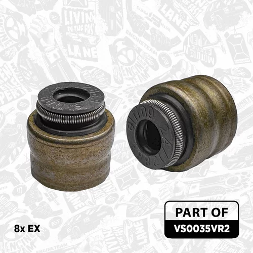 Súprava ventilov, sací/výfukový ventil VS0035VR2 (ET ENGINETEAM) - obr. 6