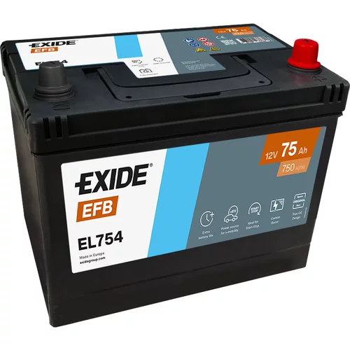 Štartovacia batéria EXIDE EL754